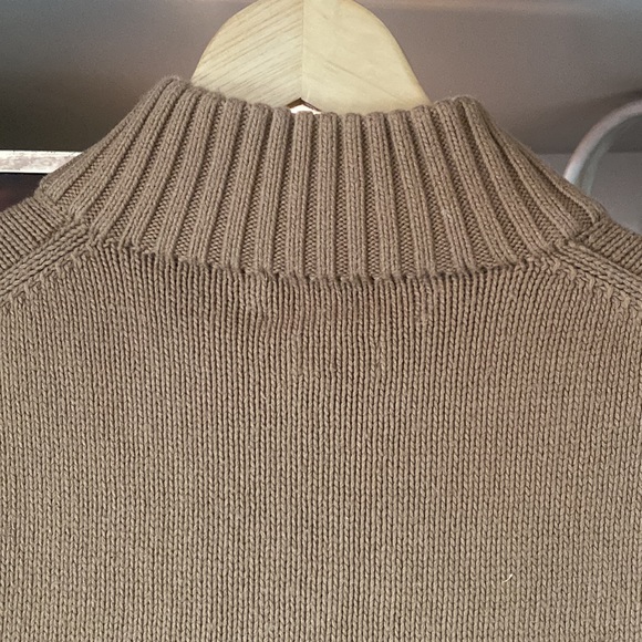 Polo by Ralph Lauren tan Henley knit sweater - Picture 9 of 10